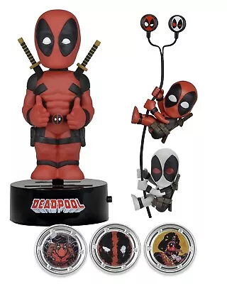 Buy Marvel Deadpool Box Gift Set Gift Bodyknocker Scalers Hubsnaps Earbuds • 30.58£