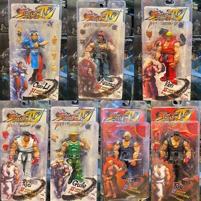 Buy New Capcom Street Fighter IV Ryu Ken Guile Akuma Chun-Li Action Figure Box Set • 25.19£