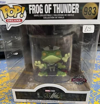Buy Frog Of Thunder, Loki Pop Figure Special Edition Vinyl #983 • 18£