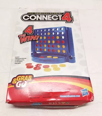 Buy Hasbro Gaming Connect 4 Grab & Go Game New In Box But Box Slightly Damaged. • 5.99£