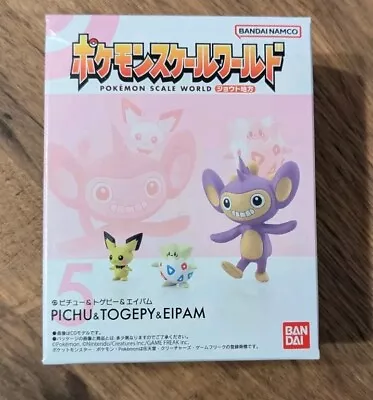 Buy Pokémon Scale World Aipom Togepi Pichu Bandai Johto • 30£