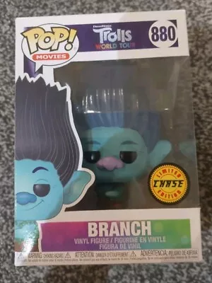 Buy  Funko Pop! Movies Trolls World Tour Branch 880 Limited Chase Edition NEW Sealed • 50£