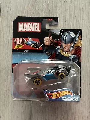 Buy RARE 2017 HOT WHEELS THOR Marvel Avengers Character Cars Diecast Toy Car Hammer • 29.99£