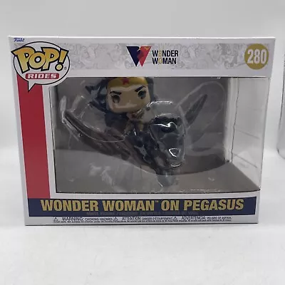 Buy Wonder Woman On Pegasus 80th Anniversary Funko Pop 280 Ride Super Deluxe • 22.99£