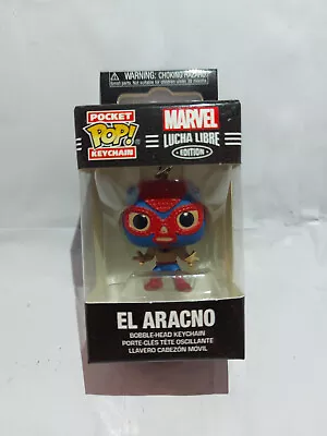 Buy Funko Pop Pocket Keychain | Marvel Lucha Libre Edition | El Aracno • 2.99£