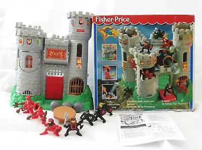 Buy Fisher Price Great Adventures Vintage Castle, Knights, Boulders In Original Box • 149.95£