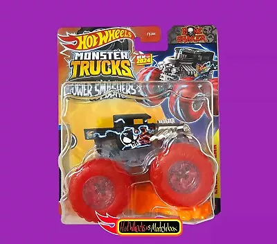 Buy Hot Wheels MONSTER TRUCKS BONE SHAKER POWER SMASHERS NEW FOR 2024 J CASE  • 9.99£