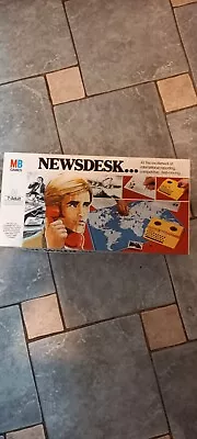 Buy Newsdesk Board Game Vintage Original Complete MB Games1976 Nostalgia Party • 4.99£