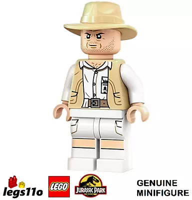 Buy LEGO Jurassic Park - Robert Muldoon Minifigure JW115 NEW From Set 76957 • 11.97£