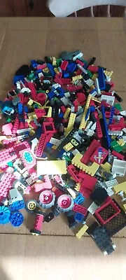Buy Vintage Lego Bundle Bricks Wheels 1.2kg • 9.99£