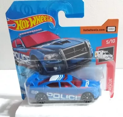 Buy Mattel Hot Wheels Hw Rescue Dodge Charger Drift Police Car - 05785 - Sealed Pack • 4.50£