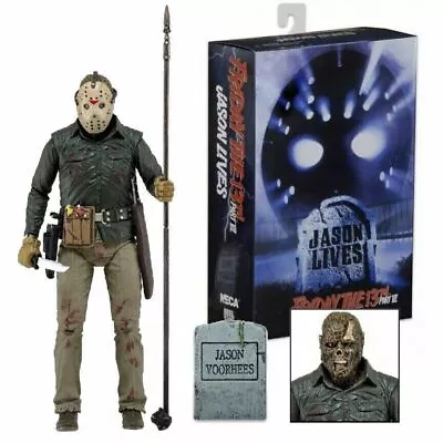 Buy NECA Friday The 13th Part 6 Jason Voorhees Ultimate 7  Action Figure 1:12 • 40.66£