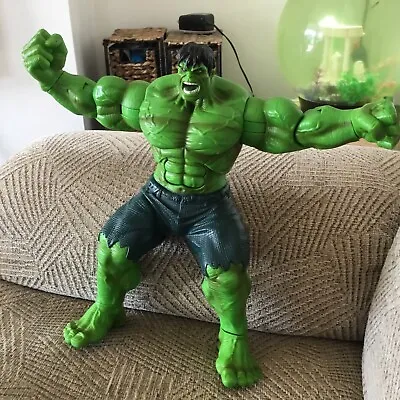 Buy Incredible Hulk Smash & Stomp Lights & Sound 12  Action Figure Hasbro 2008 • 24.99£