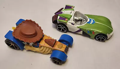 Buy Disney Pixar Toy Story Hot Wheels Woody & Buzz Lightyear Die-Cast Cars Set • 6.99£