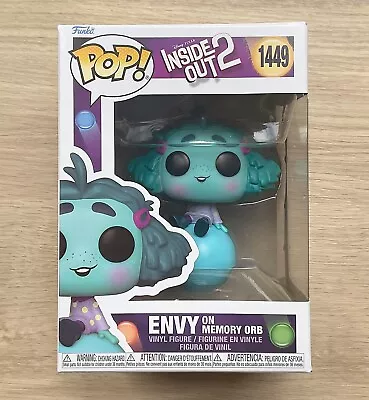 Buy Funko Pop Disney Inside Out 2 Envy On Memory Orb #1449 + Free Protector • 29.99£