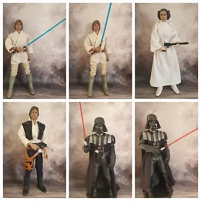 Buy 1.6 Scale Star Wars Figures Hot Toys Crazy Toys Luke,Han, Leia,Darth • 300£