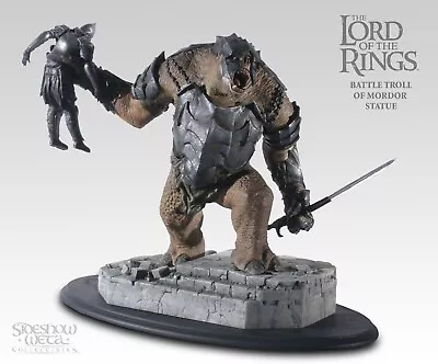 Buy Rare Sideshow WETA Lord Of The Rings - BATTLE TROLL OF MORDOR 9346 NEW SEALED • 842.20£
