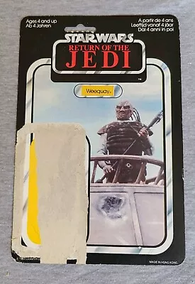 Buy Vintage Star Wars Palitoy ROTJ Weequay Cardback • 9.99£