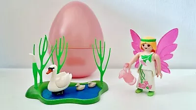 Buy Playmobil Playmobil Fairy With Swan Pond Gift Egg 4936 • 7.75£