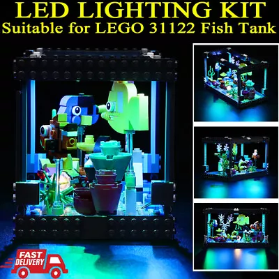 Buy LED Light Kit For LEGOs Fish Tank Creator 31122 With Battery Box • 17.63£