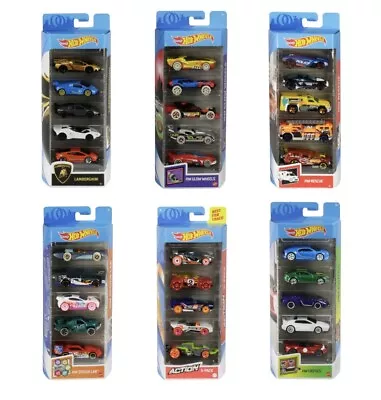 Buy Hot Wheels Cars 5 Pack Assortment 1:64 Scale Brand New X5 Hot Wheels Cars • 9.99£