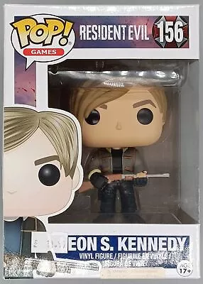 Buy #156 Leon S. Kennedy - Resident Evil Damaged Box Funko POP With Protector • 179.99£