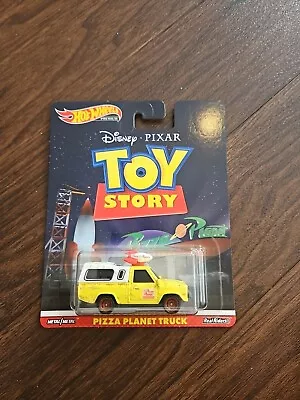 Buy 2018 Hot Wheels Premium TOY STORY PIZZA PLANET TRUCK Real Riders Disney Pixar • 39.99£