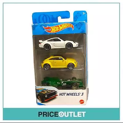 Buy Hot Wheels 3 Pack - Porsche, Volkswagen & Racecar • 14.99£