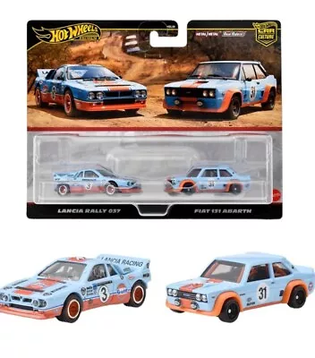 Buy Hot Wheels 2024 Car Culture Twin 2 Packs Mix M # Lancia Rally & Fiat 131 Abarth • 22.99£