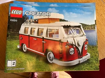 Buy LEGO Creator Expert Volkswagen T1 Camper Van Good Condition (10220) Missing Box • 55.64£