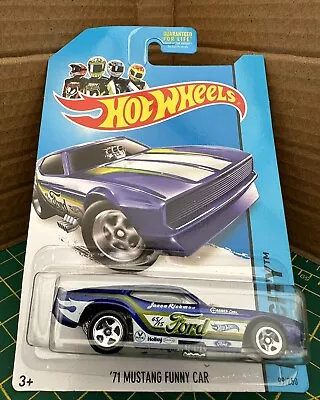 Buy Hot Wheels 71 Mustang Funny Car Long Card 99/250 (HW City 2014) • 4.25£