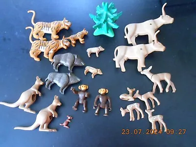 Buy Playmobil Wild Animals Bundle Tigers Deer Monkeys Kangeroos Boar Buffalo Pigs • 6.50£