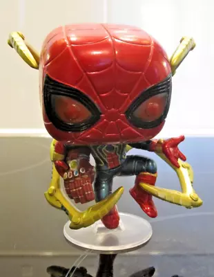 Buy Funko Pop! Vinyl Avengers Endgame Iron Spider /w Nano-Gauntlet Figure • 5.99£