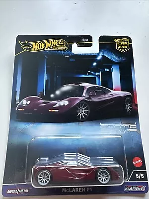 Buy 2024 Hot Wheels Premium - Exotic Envy - McLaren F1 - HKC77 5/5 • 7.45£