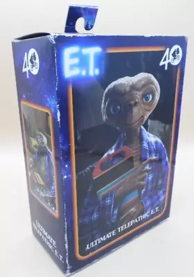 Buy ET The Alien 40th Anniversary Action Figure ET Ultimate TELEPATHIC NECA MINT IB • 39.99£
