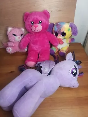 Buy Pink Build A Bear Bundle (With My Little Pony Unicorn BAB) Cheap Bundle For Girl • 8.99£