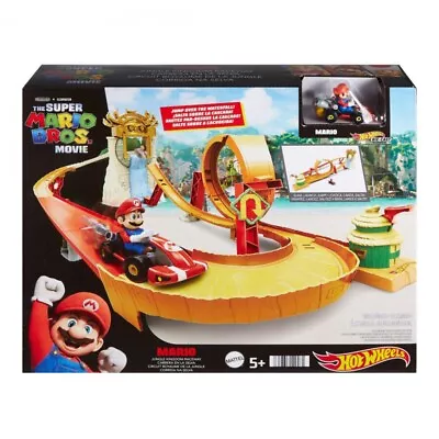 Buy Mattel Hot Wheels Mario Kart Kong Island Race Track Play Set HMK49 5+ Year • 39.32£