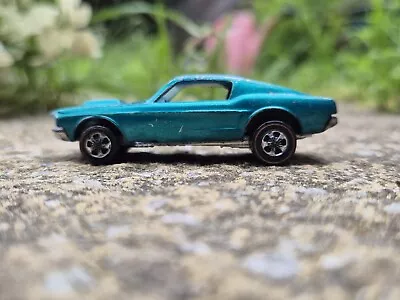 Buy Mattel Hot Wheels Redline Sweet 16 Custom Mustang HK AQUA Vintage Diecast Toy • 185£