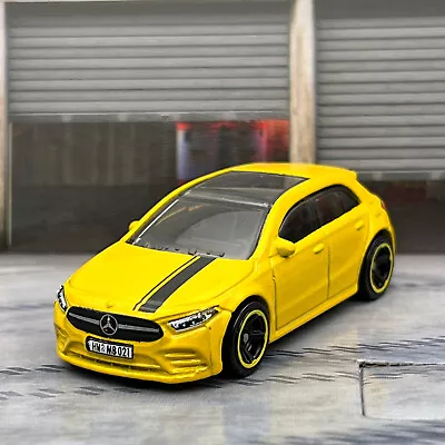 Buy Hot Wheels ’19 Mercedes-Benz A-Class Yellow 2022 1:64 Diecast Car • 3.95£