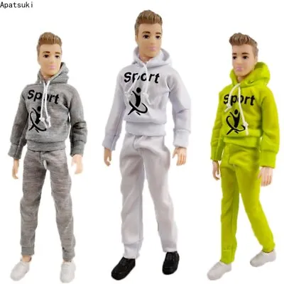 Buy Gym Sports Clothes Set For Ken Boy Doll 1/6 Hoodies Coat Trousers Pants Shoes • 4.08£