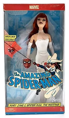 Buy Marvel The Amazing Spider-Man Wedding Mary Jane Barbie Doll, Mattel J0870, NrfB • 151.93£