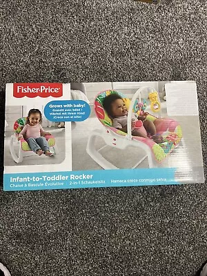 Buy Fisher Price Bouncer Rocker Infant 2 Toddler  Bouncer Chair With Box/Instruction • 60£