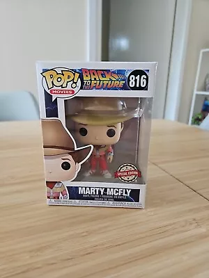 Buy Funko Pop! Movies: Back To The Future - Marty McFly Vinyl Figure • 6£