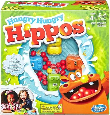 Buy Hasbro Gaming Elefun And Friends Hungry Hungry Hippos Game, Used -acceptable , 1 • 17.49£