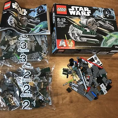 Buy Lego Star Wars 75168 Yoda’s Jedi Star Fighter Disney 2017 VGC Partially Sealed • 19.95£