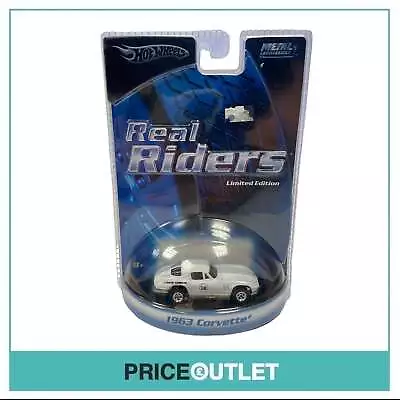Buy Hot Wheels Real Riders - 1963 Corvette Limited Edition (White) - Damaged Box • 29.99£