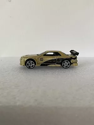 Buy Rare Nissan Skyline GTR R32 Gold Hot Wheels Car • 11.99£