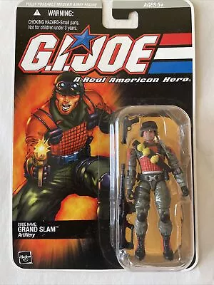 Buy Hasbro GI Joe A Real American Hero Grand Slam Artillery Action Figure 3.75” 2005 • 34.99£