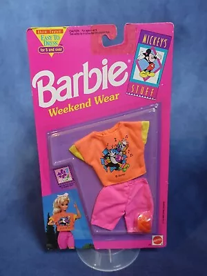 Buy ♡ BARBIE CLOTHES ♡ Weekend Wear Fashions / Disney ♡ NRFB In Original Packaging ♡ 1992 #690 • 30.34£