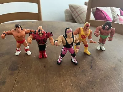 Buy 5 X WWF Hasbro Wrestling Figures • 19.99£